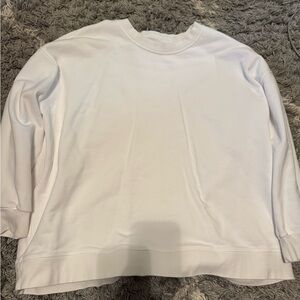 lululemon athletica White Crewneck Sweatshirt